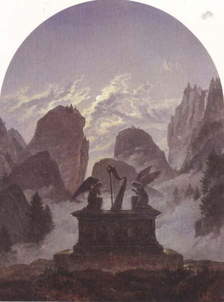 Carl Gustav Carus The Goethe Monument (mk45) China oil painting art
